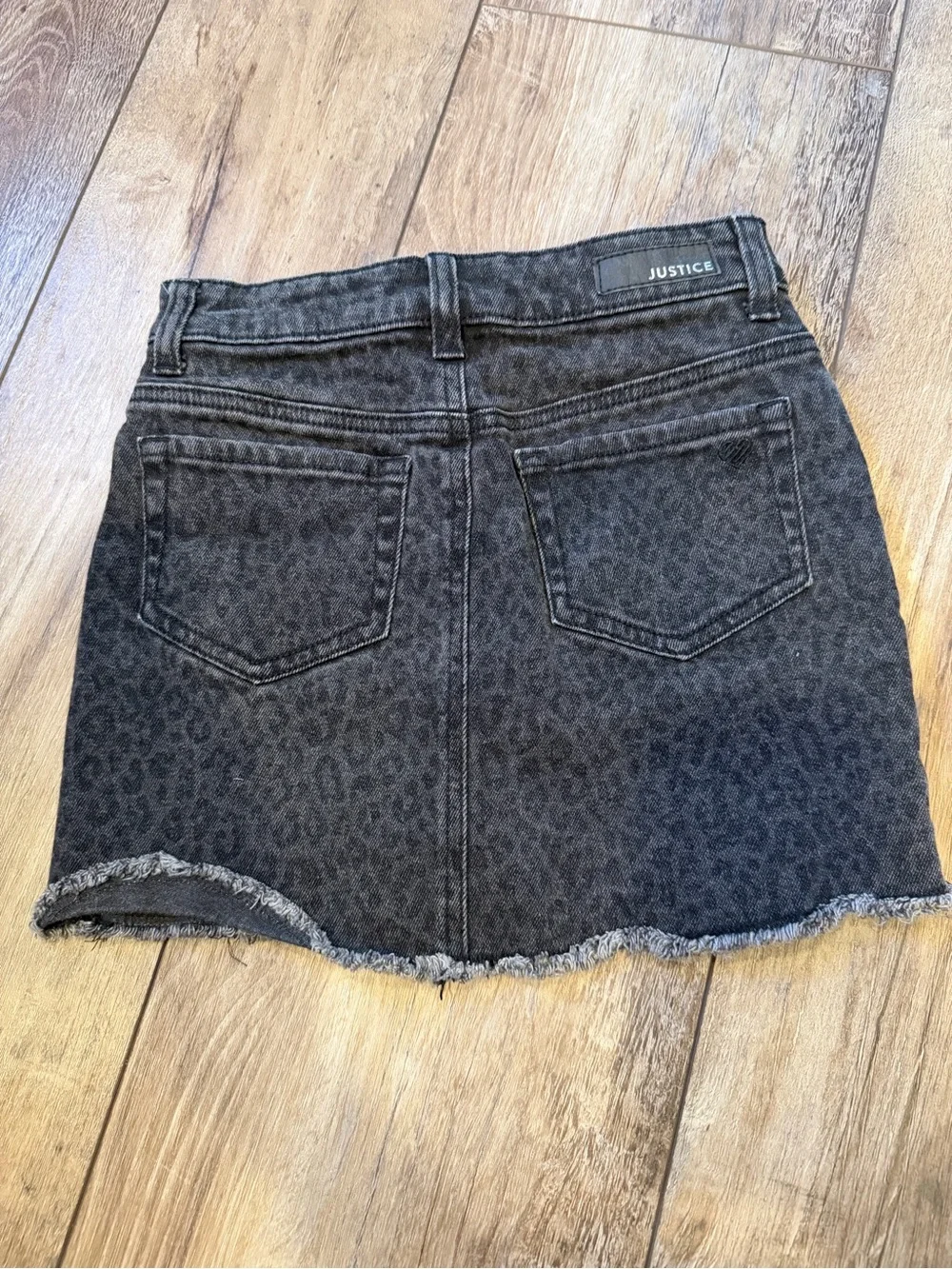 Justice Girls Denim Skirt Lot x 2 Size 8